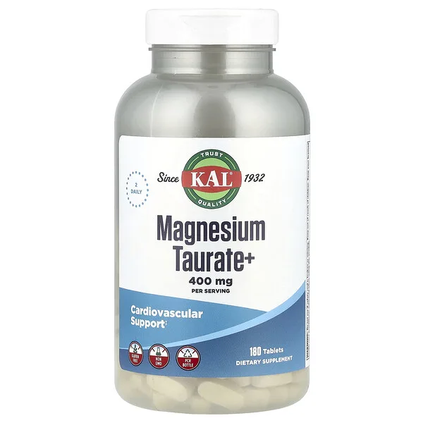 KAL Magnesium Taurate+, 180 Tablets