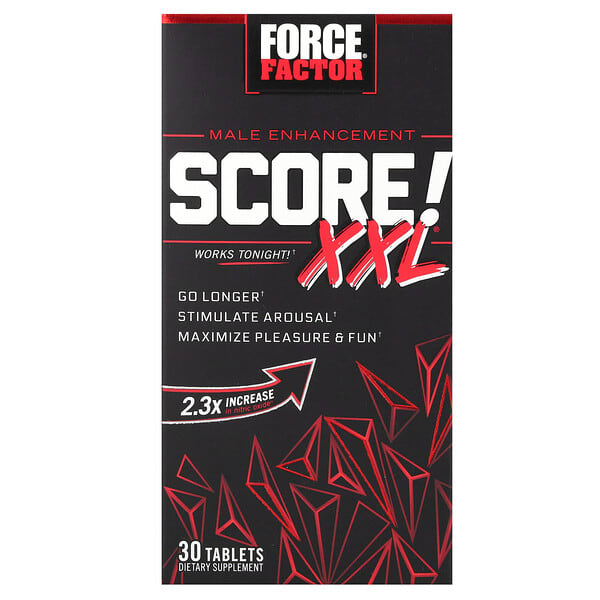 Force Factor SCORE! XXL®, Male Enhancement, 30 Tablets