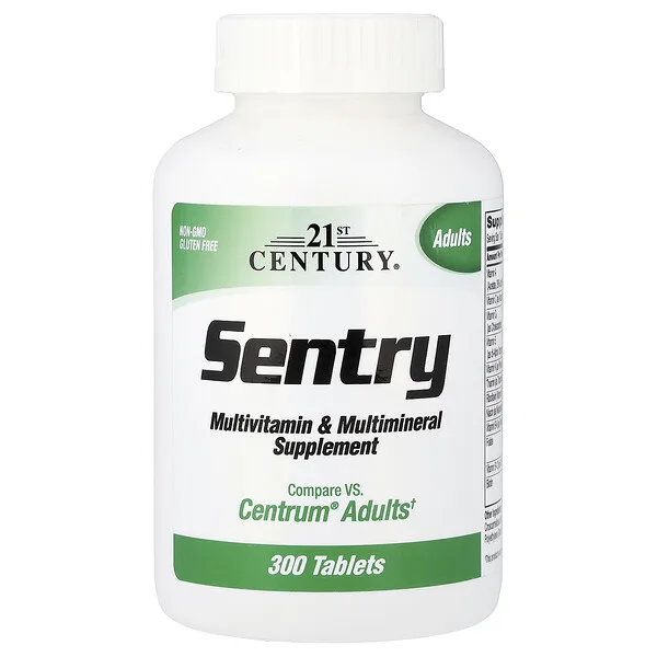 21st Century Sentry, Adults Multivitamin & Multimineral Supplement, 300 Tablets