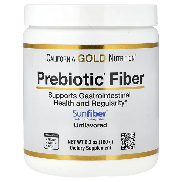 California Gold Nutrition Prebiotic Fiber, 6.3 oz (180 g)