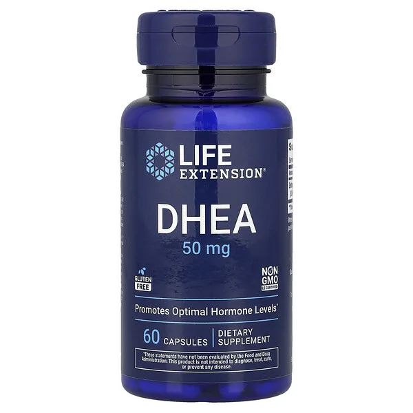 Life Extension DHEA, 50 mg, 60 Capsules