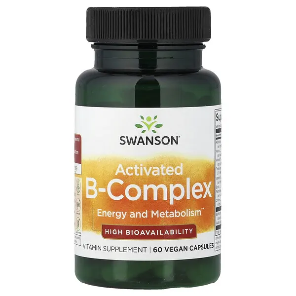 Swanson Vitamins Activated B-Complex, 60 Vegan Capsules