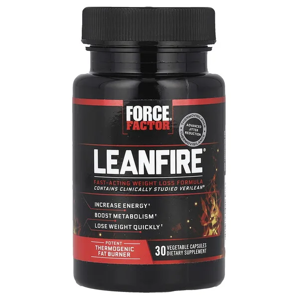 Force Factor LeanFire®, 30 Vegetable Capsules