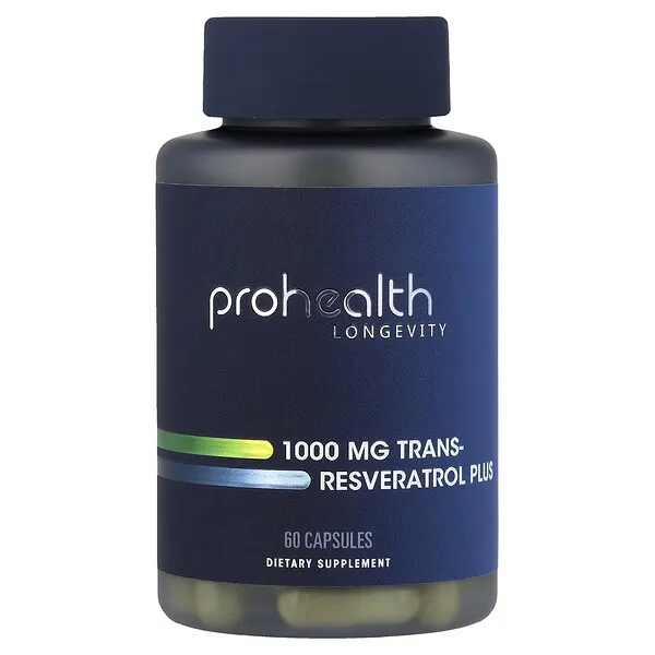 ProHealth Longevity Trans-Resveratrol Plus, 60 Capsules