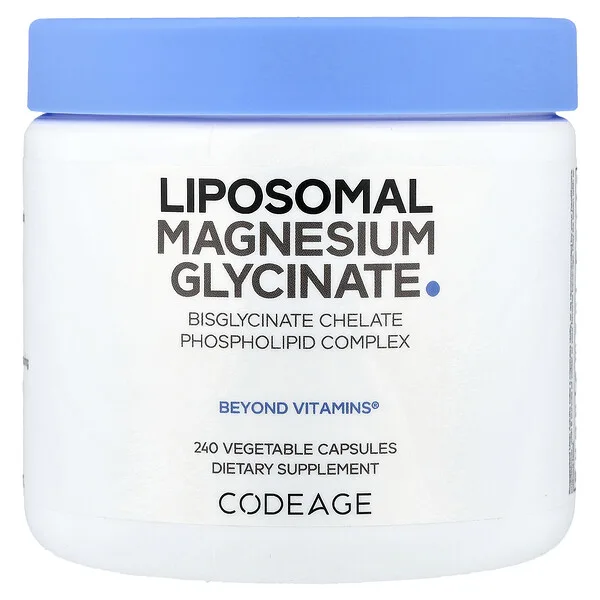Codeage Liposomal Magnesium Glycinate, 240 Vegetable Capsules