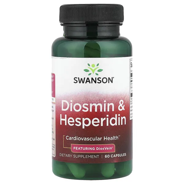 Swanson Vitamins Diosmin & Hesperidin, 60 Capsules