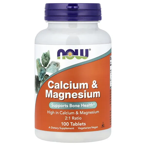 NOW Foods Calcium & Magnesium, 100 Tablets