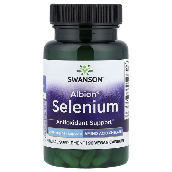 Swanson Vitamins Albion® Selenium , 200 mcg, 90 Vegan Capsules