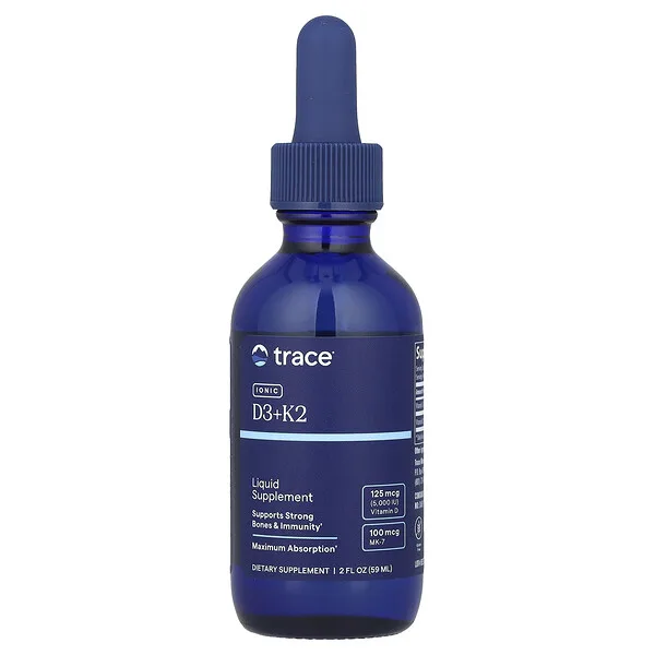 Trace Ionic D3 + K2, 2 fl oz (59 ml)