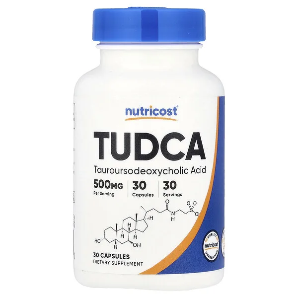 Nutricost TUDCA, 500 mg, 30 Capsules