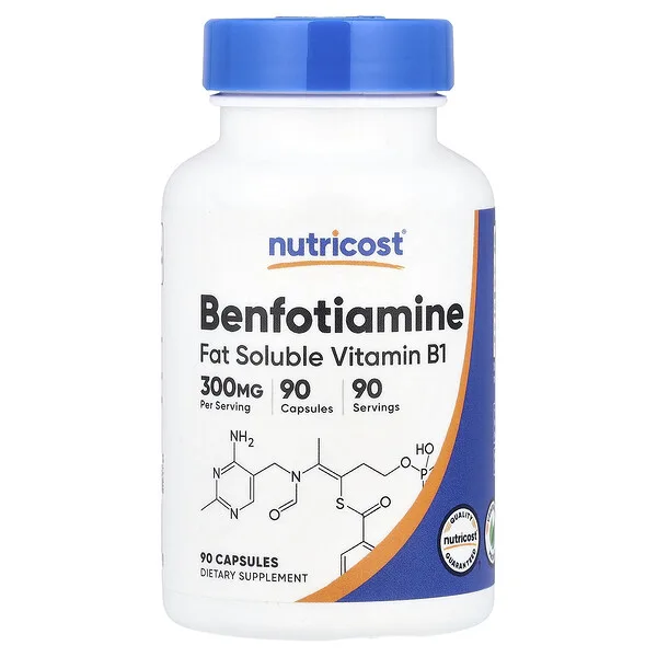 Nutricost Benfotiamine, 300 mg, 90 Capsules