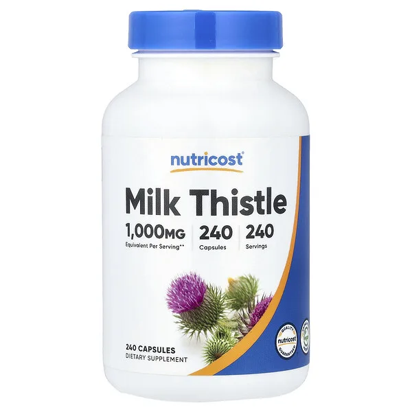 Nutricost Milk Thistle, 240 Capsules (250 mg per Capsule)