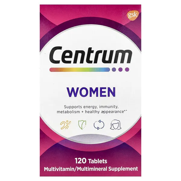 Centrum Women Multivitamin, 120 Tablets