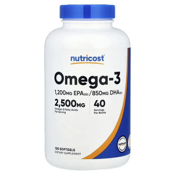 Nutricost Omega-3, 120 Softgels