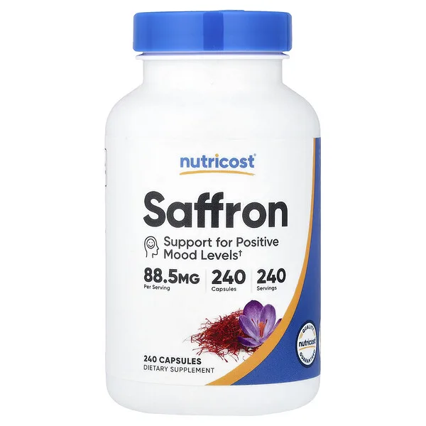Nutricost Saffron, 88.5 mg , 240 Capsules