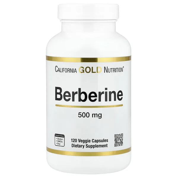 California Gold Nutrition Berberine HCI, 500 mg, 120 Veggie Capsules
