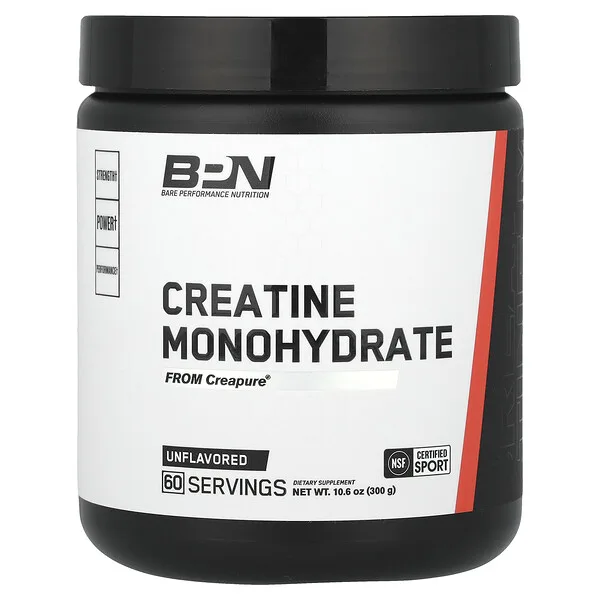 BPN Creatine Monohydrate, Unflavored, 10.6 oz (300 g)