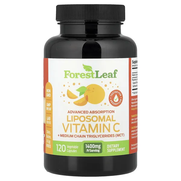 Forest Leaf Liposomal Vitamin C, 120 Vegetable Capsules