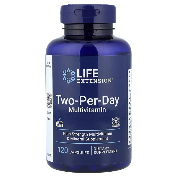 Life Extension Two-Per-Day, Multivitamin, 120 Capsules