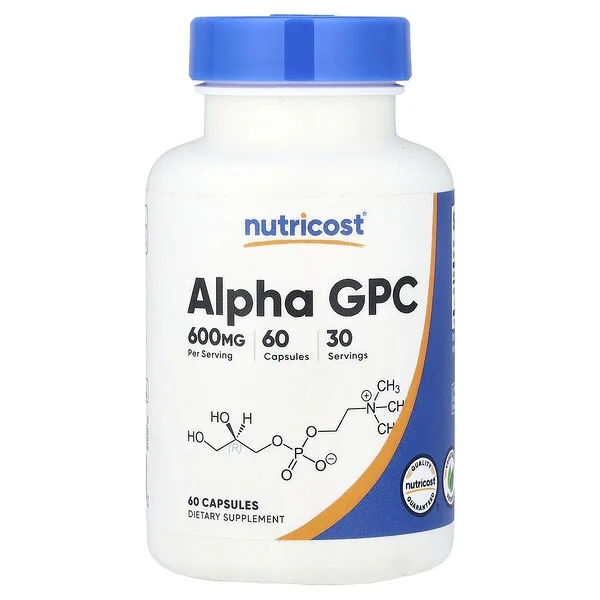 Nutricost Alpha GPC, 60 Capsules (300 mg per Capsule)