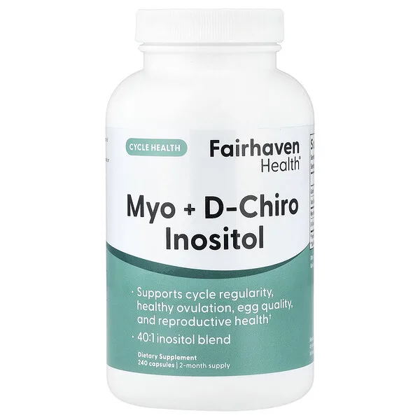Fairhaven Health Myo + D-Chiro Inositol, 240 Capsules