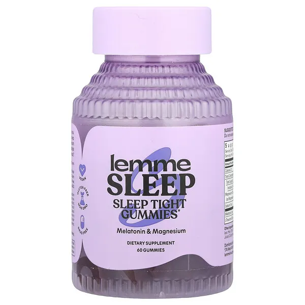 Lemme Sleep Tight Gummies, Berry, 60 Gummies