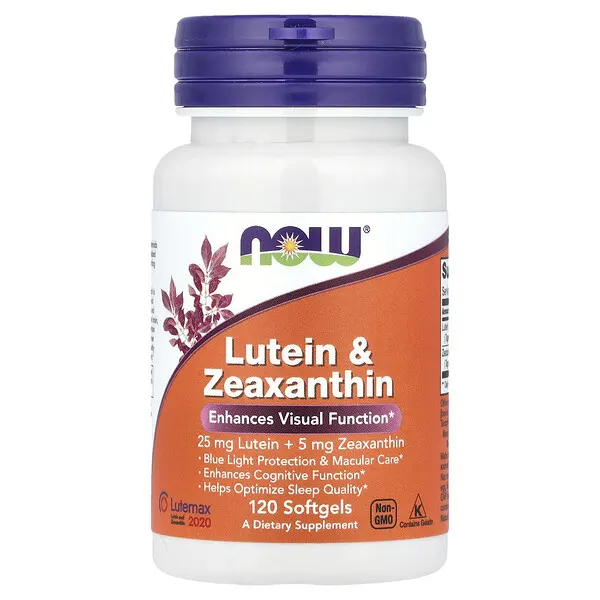 NOW Foods Lutein & Zeaxanthin , 120 Softgels