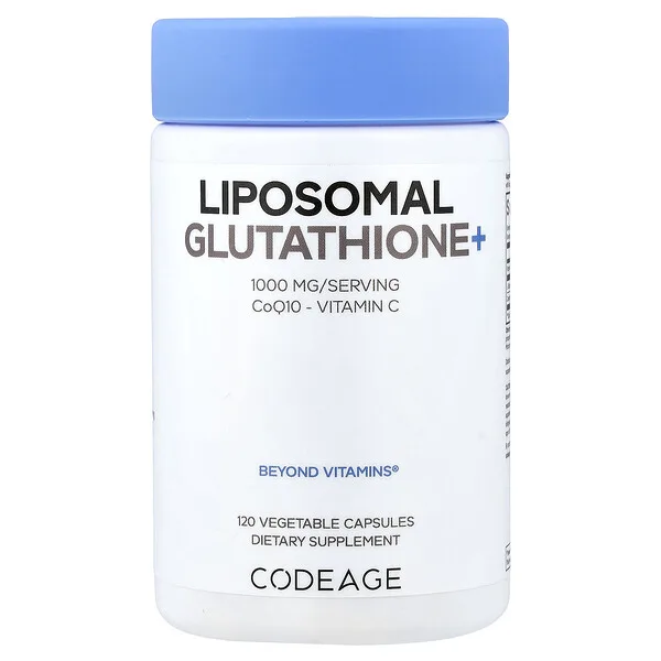 Codeage Liposomal Glutathione+, 120 Vegetable Capsules
