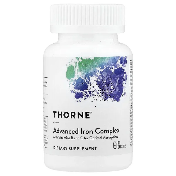 Thorne Advanced Iron Complex, 60 Capsules