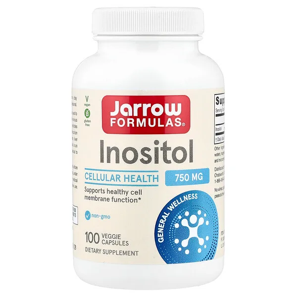 Jarrow Formulas Inositol, 750 mg, 100 Veggie Capsules