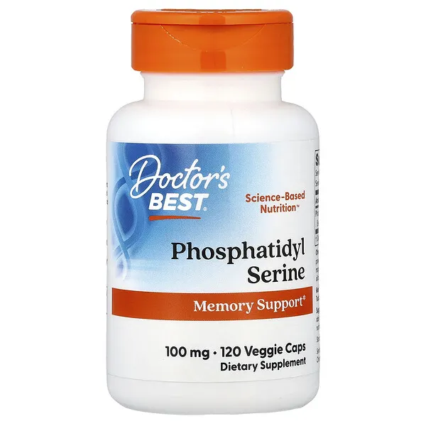Doctor's Best Phosphatidyl Serine, 100 mg, 120 Veggie Caps