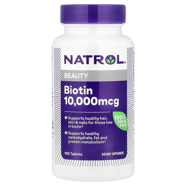 Natrol Biotin, 100 Tablets