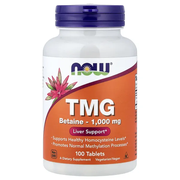 NOW Foods TMG, 1,000 mg, 100 Tablets
