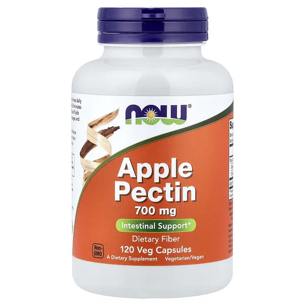 NOW Foods Apple Pectin, 120 Veg Capsules (0.7 g per Capsule)