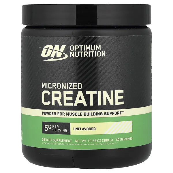 Optimum Nutrition Micronized Creatine Powder, Unflavored, 10.58 oz (300 g)