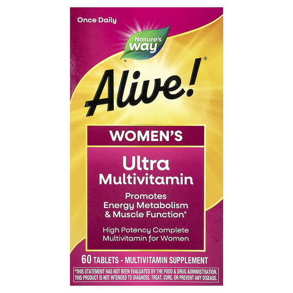 Nature's Way Alive!® Women's Ultra Multivitamin, 60 Tablets