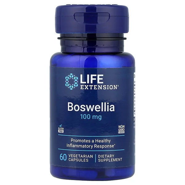 Life Extension Boswellia, 100 mg, 60 Vegetarian Capsules