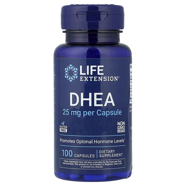 Life Extension DHEA, 25 mg, 100 Capsules