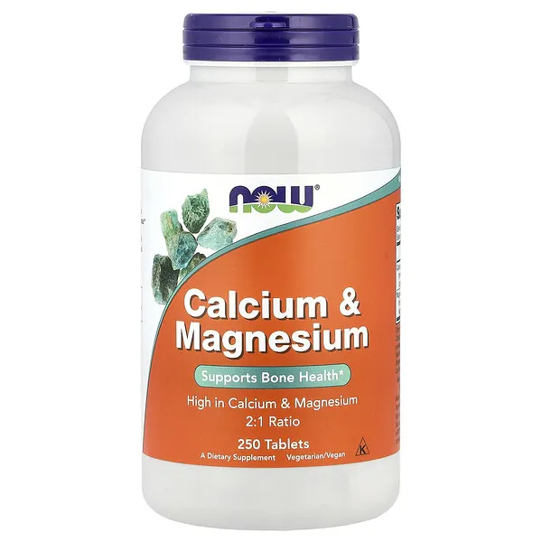NOW Foods Calcium & Magnesium, 250 Tablets
