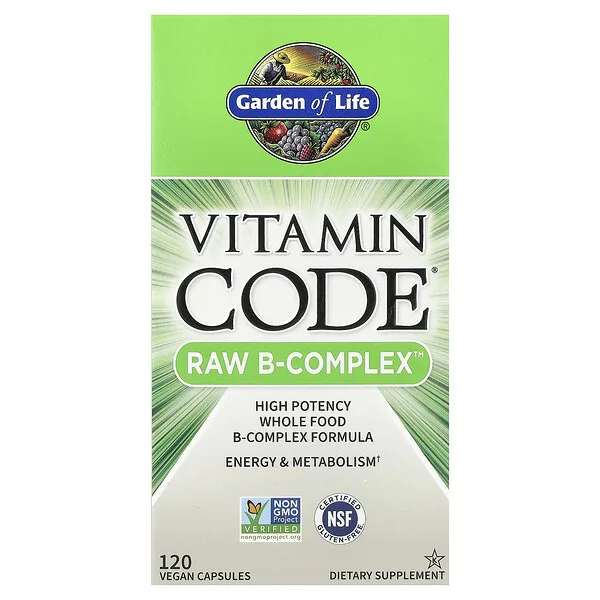 Garden of Life Vitamin Code®, RAW B-Complex™, 120 Vegan Capsules