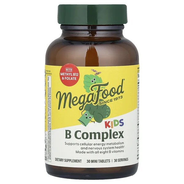 MegaFood Kids B Complex, 30 Mini Tablets
