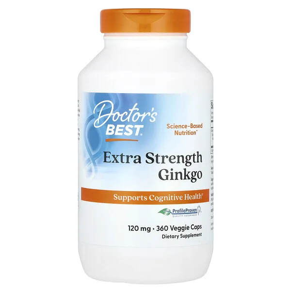 Doctor's Best Ginkgo, 120 mg, 360 Veggie Caps