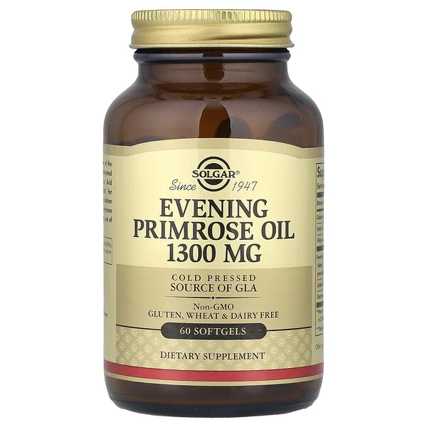 Solgar Evening Primrose Oil, 1,300 mg, 60 Softgels