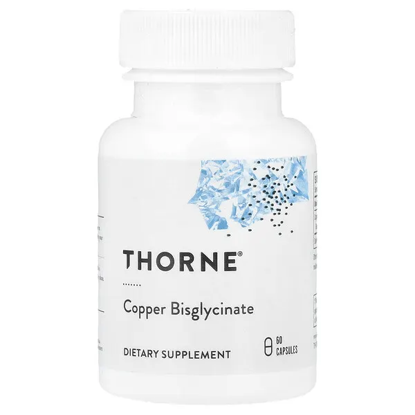 Thorne Copper Bisglycinate, 60 Capsules (2 mg per Capsule)