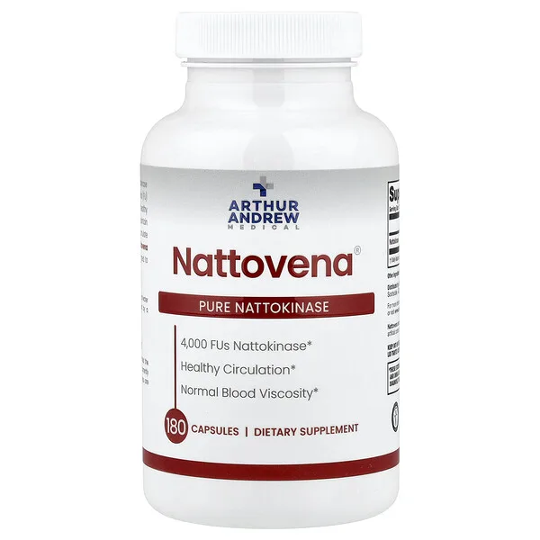 Arthur Andrew Medical Nattovena®, Pure Nattokinase, 4,000 FU, 180 Capsules