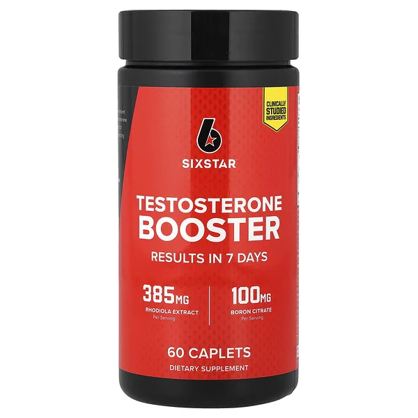 SIXSTAR Testosterone Booster, 60 Caplets