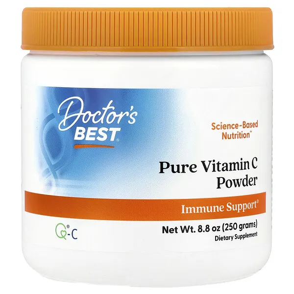 Doctor's Best Pure Vitamin C Powder with Q®-C, 8.8 oz (250 g)