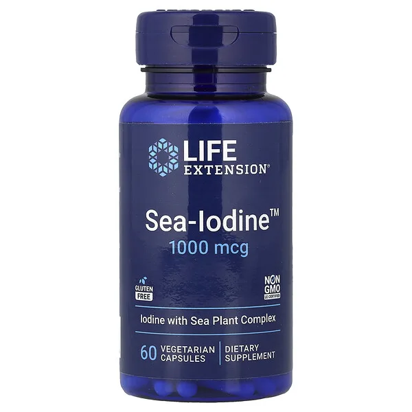Life Extension Sea-Iodine™, 1,000 mcg, 60 Vegetarian Capsules