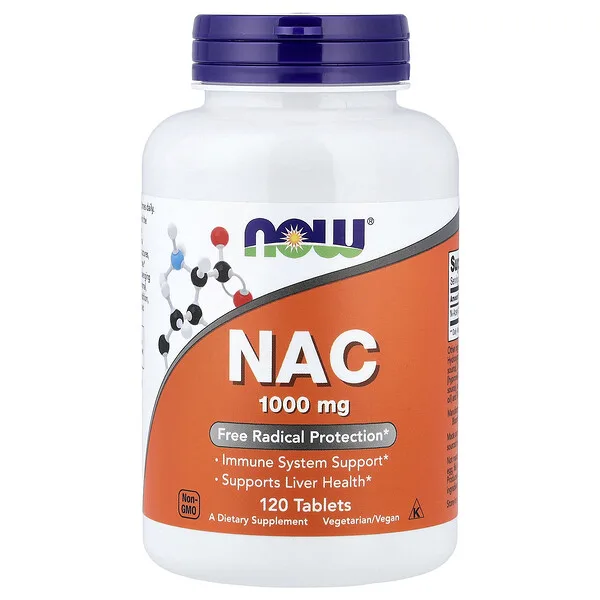 NOW Foods NAC, 1,000 mg, 120 Tablets