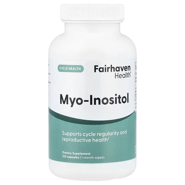 Fairhaven Health Myo-Inositol, 120 Capsules (500 mg per Capsule)